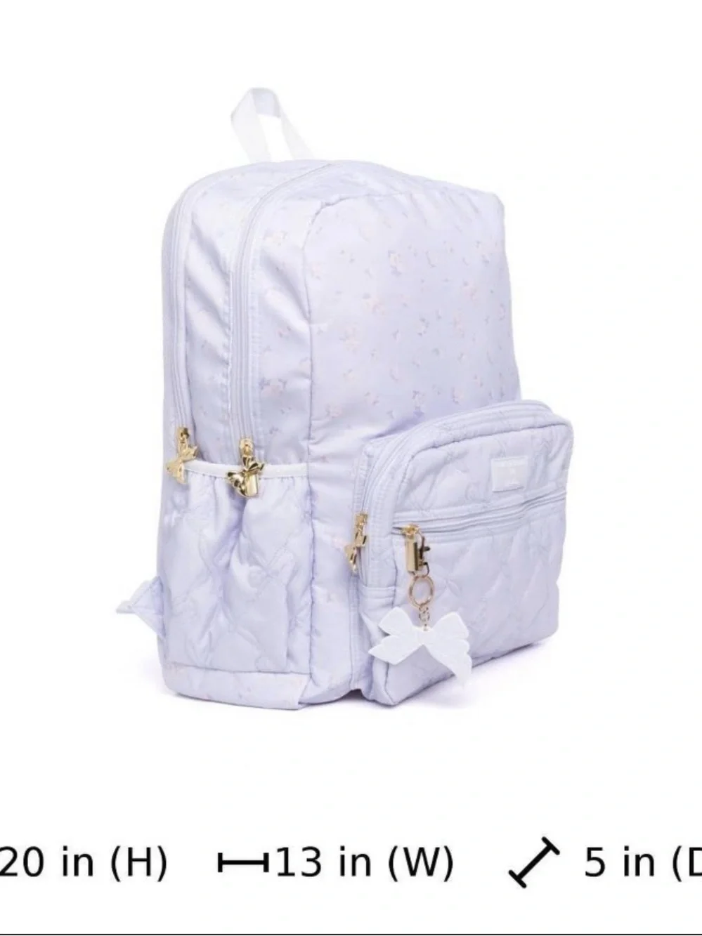 NWT LoveShackFancy X Target Light Blue Floral Backpack Back to School